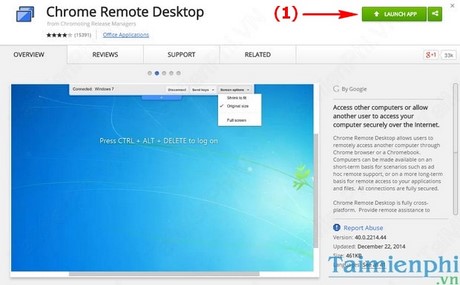 Cách điều khiển máy tính từ xa bằng Chrome Remote Desktop