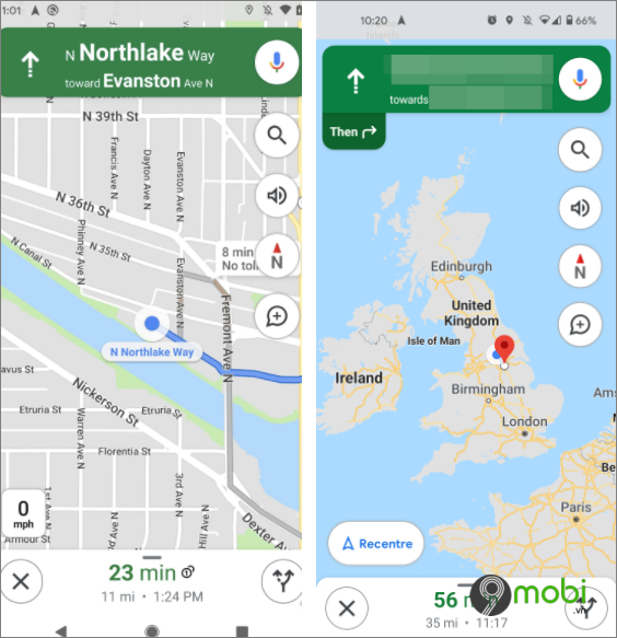 google maps cho android chao don su tro lai cua widget la ban