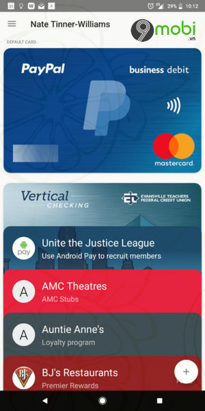 them paypal business debit mastercard vao android pay 2