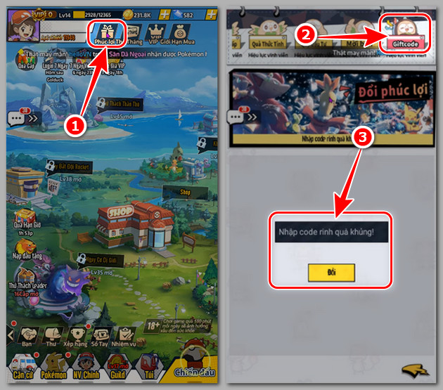 giftcode sieu than thu mobile