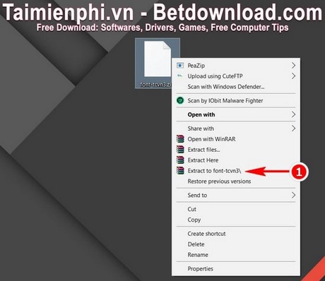 cach cai font tcvn3 tren may tinh laptop