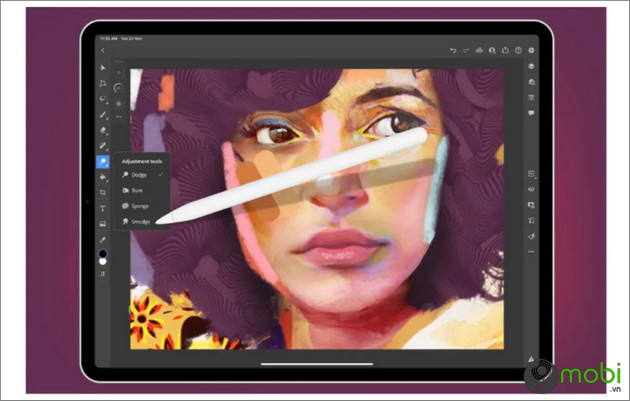 Adobe cap nhat Photoshop cho iPad