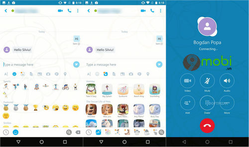 microsoft cap nhat skype outlook cho android 2