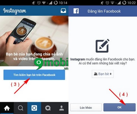 Đăng nhập Instagram bằng Facebook như thế nào ?