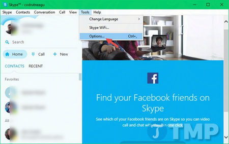 Cách ẩn địa chỉ IP trên Skype
