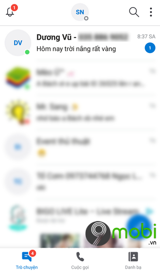 danh dau chua doc tin nhan tren skype