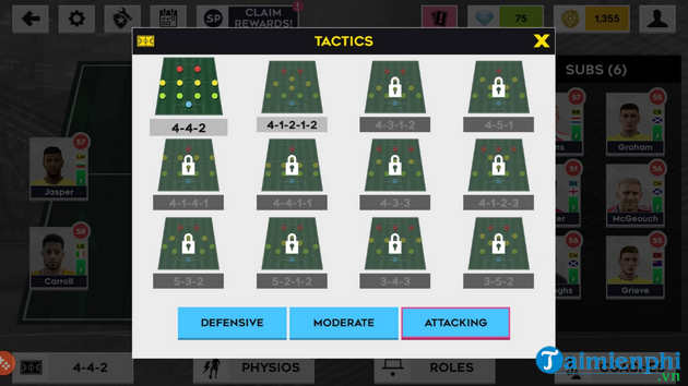 cach xay dung doi hinh trong dream league soccer 2022