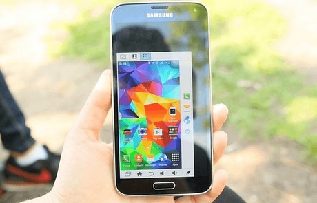 bật chế độ sử dụng Galaxy S5 một tay