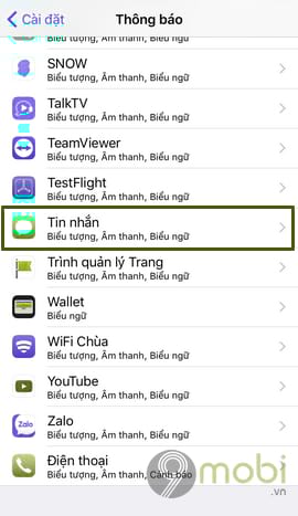 an noi dung tin nhan tren iphone