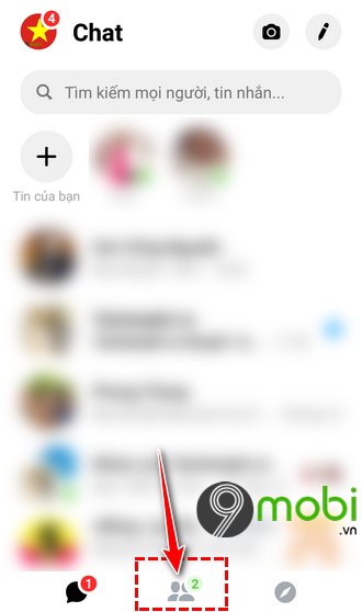 cach xem tin nhan dang cho tren facebook messenger