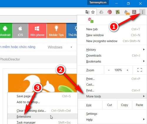 Activate the extension when browsing the web safely on chrome