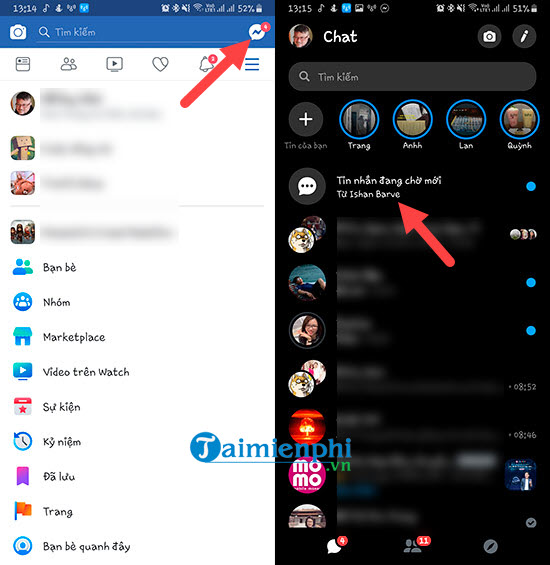 how to see facebook messenger messages 2