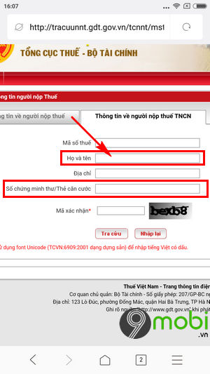 cach tra cuu chung minh thu nhan dan tren dien thoai online 2