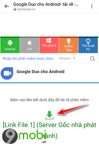 goi video bang google duo