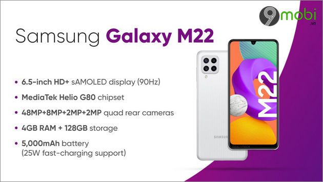 co nen mua dien thoai samsung galaxy m22 khong