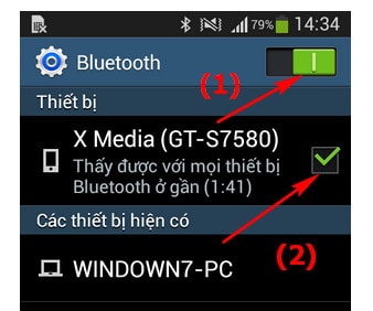Hướng dẫn kết nối điện thoại với máy tính qua Bluetooth 1