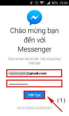 Đặt biệt hiệu cho nick FB Messenger trên Android