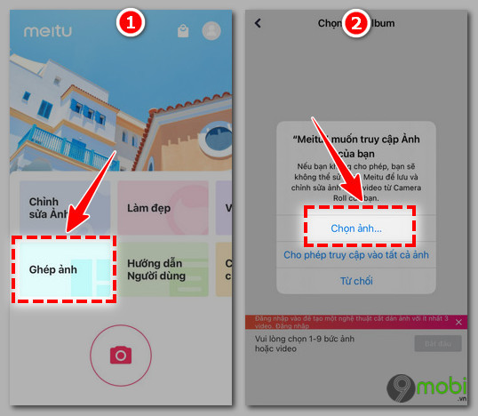 cach ghep anh bang meitu tren iphone 2