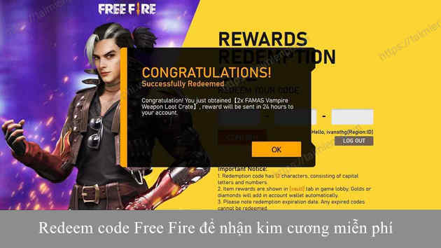 cach nhan kim cuong free fire mien phi thang 9 2021