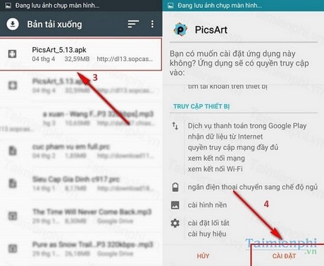 Hướng dẫn cài PicsArt trên điện thoại
