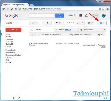 Đổi giao diện gmail, thay theme Gmail mới