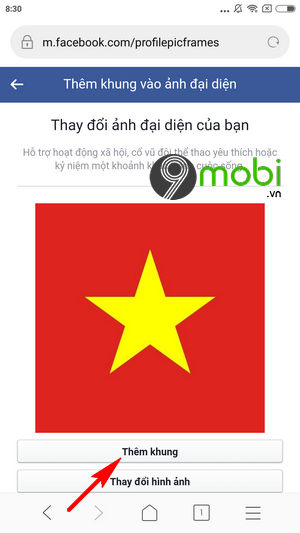 cach thay avatar facebook giang sinh noel 2