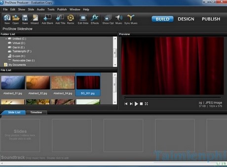 Cách làm video từ ảnh bằng Proshow Producer, tạo video ảnh có nhạc và chữ trên máy tính