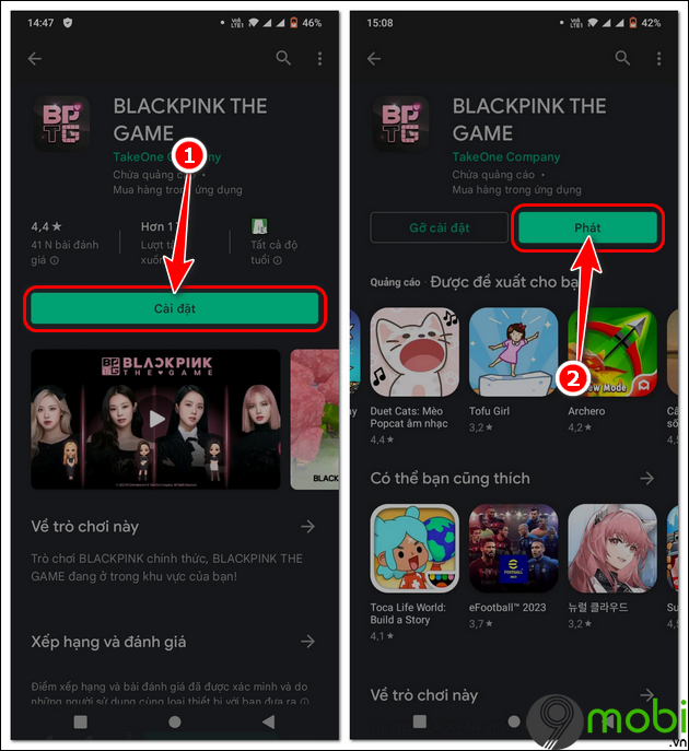 cach tai blackpink the game tren android