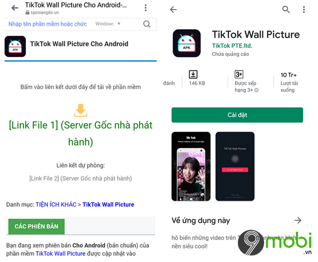 Cách lấy video TikTok làm hình nền với TikTok Wall Picture