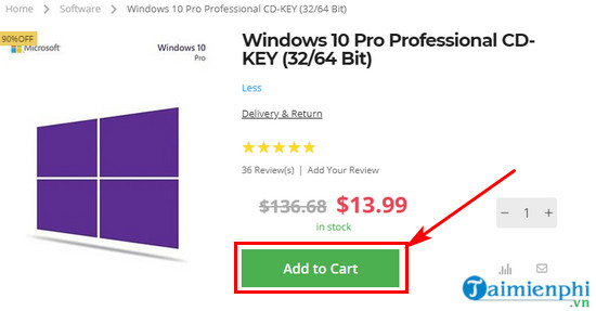 ban quyen windows 10 pro va office 2016 pro 2