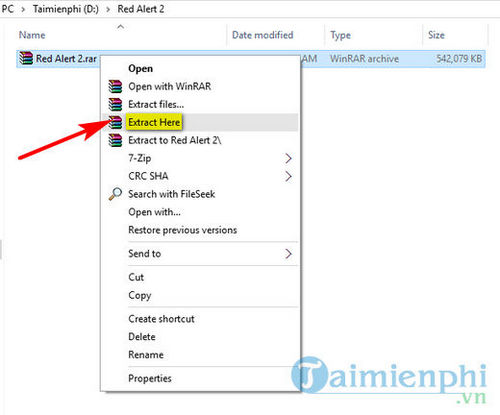 huong dan tai va cai game red alert 2 tren windows 10 2