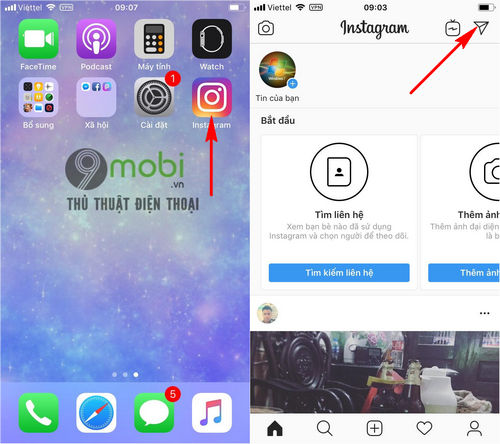 huong dan cach goi video call tren instagram 2