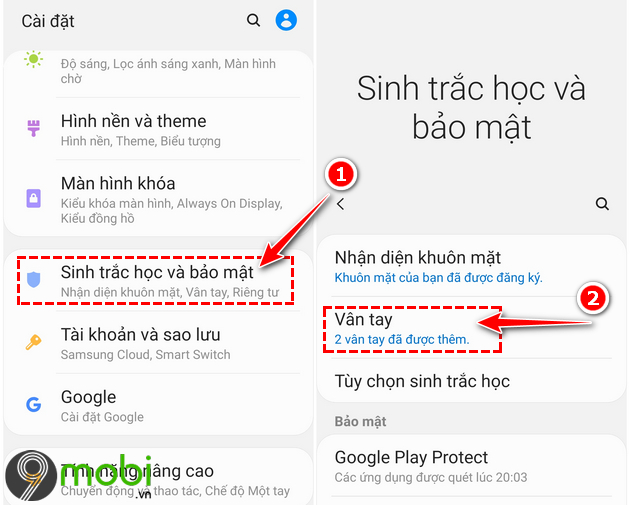 Thêm vân tay: Bảo mật điện thoại của bạn với chức năng thêm vân tay độc đáo. Không còn lo lắng về việc ai đó có thể truy cập dữ liệu của bạn nữa. Thêm vân tay là một sự bổ sung tuyệt vời cho điện thoại của bạn, giúp bảo vệ và giữ an toàn cho thông tin cá nhân của bạn.