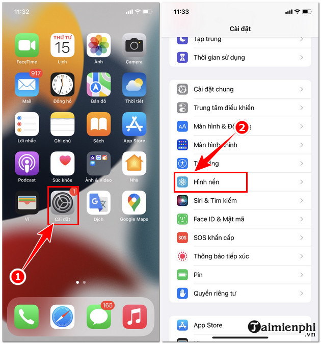 Hướng dẫn cách đổi hình nền IOS 13 tự động trên iPhone