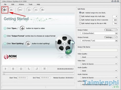 Cắt video bằng Ultra Video Splitter trên máy tính siêu nhanh