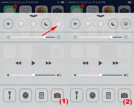 tat xoay man hinh iPhone