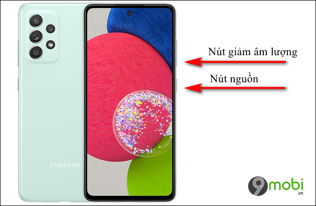 cach chup man hinh samsung galaxy a52s