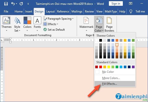 cach doi mau nen trong word 2019 4