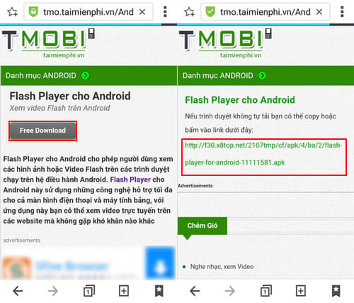 Hướng dẫn cài đặt Flash Player cho điện thoại Android