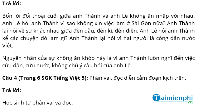 Soạn bài tập đọc Người công dân số Một, Tiếng Việt lớp 5