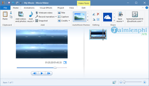 Cách cài Windows Movie Maker, làm phim, chỉnh sửa video