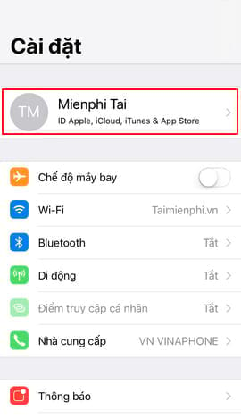 huong dan cach dong bo danh ba len icloud cho iphone