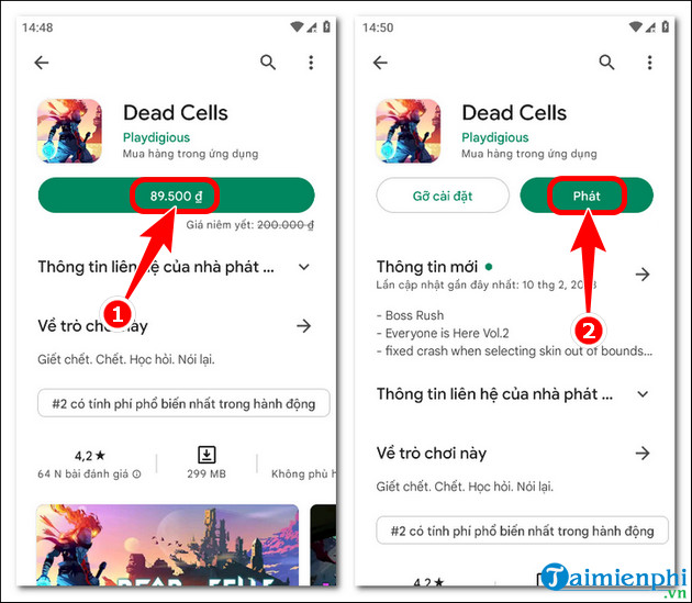 huong dan tai va choi dead cells tren android va iphone