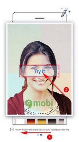 su dung microsoft selfie tren android