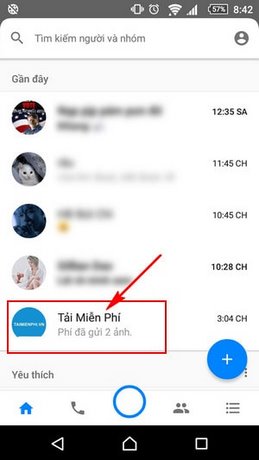 xoa tin nhan facebook messenger