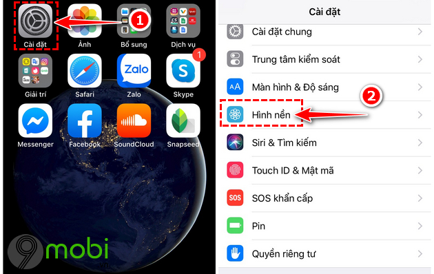 Cách cài hình nền động, GIF cho iPhone, iPad