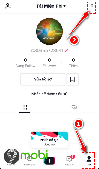 bao mat tai khoan tiktok