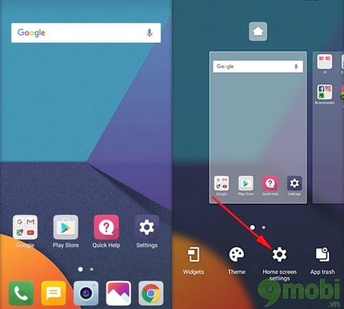 huong dan cach thay doi hinh nen lg g6 2