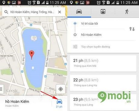 Hướng dẫn sử dụng Google Maps trên Android