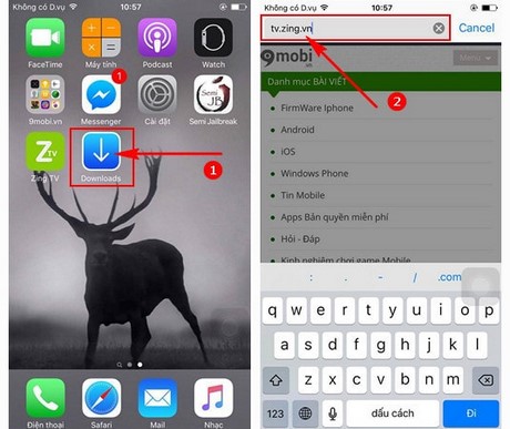 cach tai video zing tv ve iphone